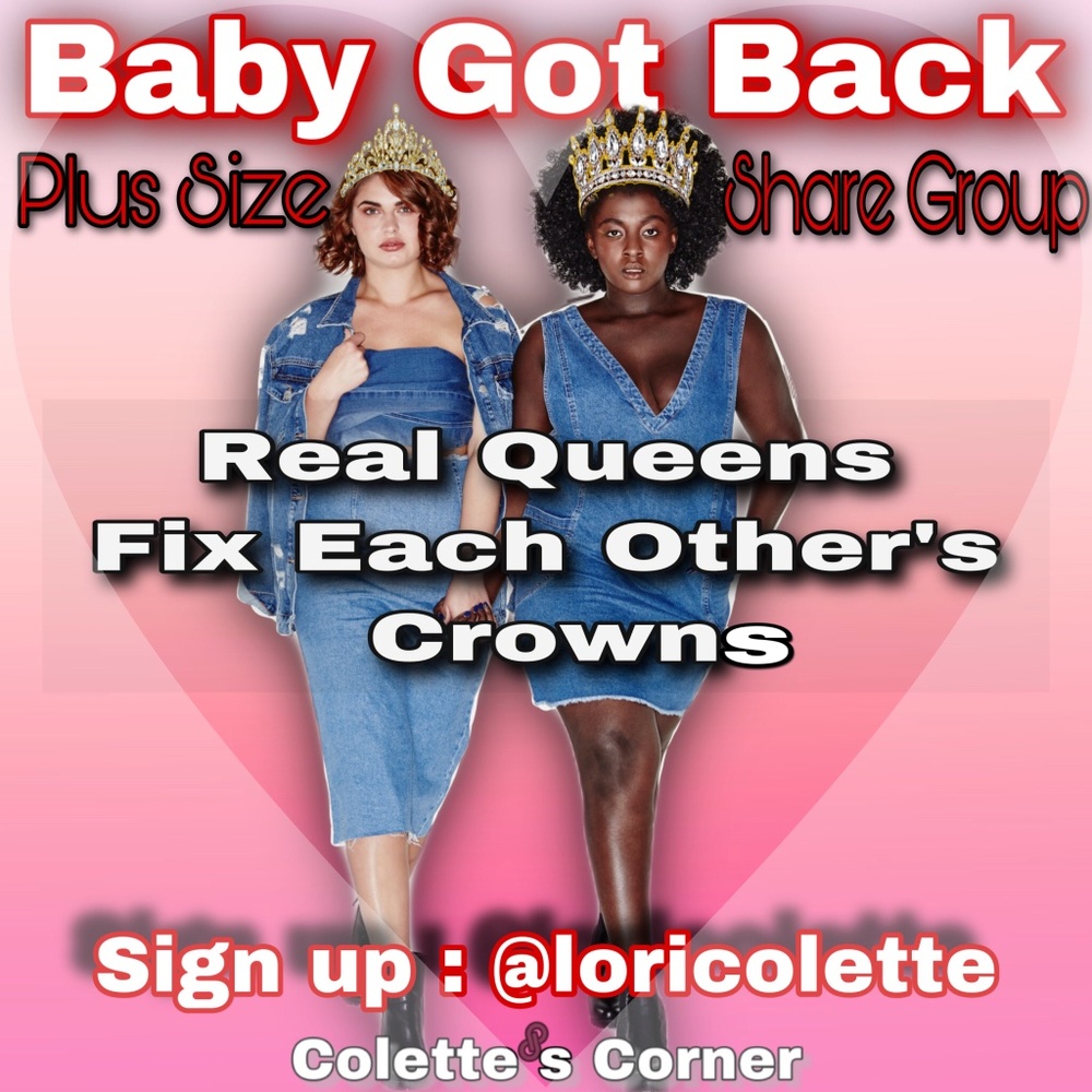CLOSED 4/22/24 ❣️ “Baby Got Back” Plus Size Share Group